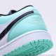 Air Jordan 1 Low White/Emerald Rise-Black 553558-117