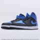 Air Jordan 1 Mid Royal Paint Splatter 554724-048