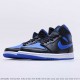 Air Jordan 1 Mid Royal Black Blue 554724-068