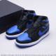 Air Jordan 1 Mid Royal Black Blue 554724-068