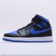 Air Jordan 1 Mid Royal Black Blue 554724-068