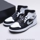 Air Jordan 1 Mid White Shadow 554724-073