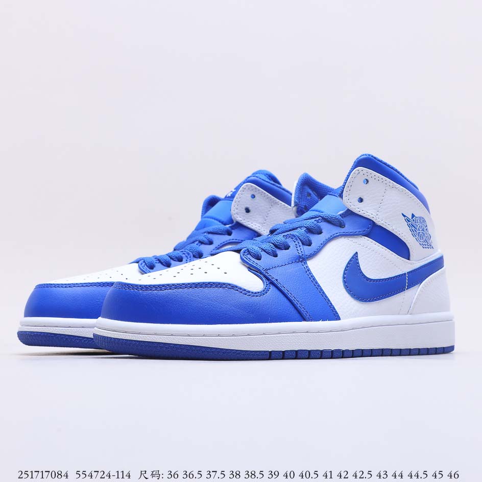 Air Jordan 1 Mid Hyper Royal 554724-114