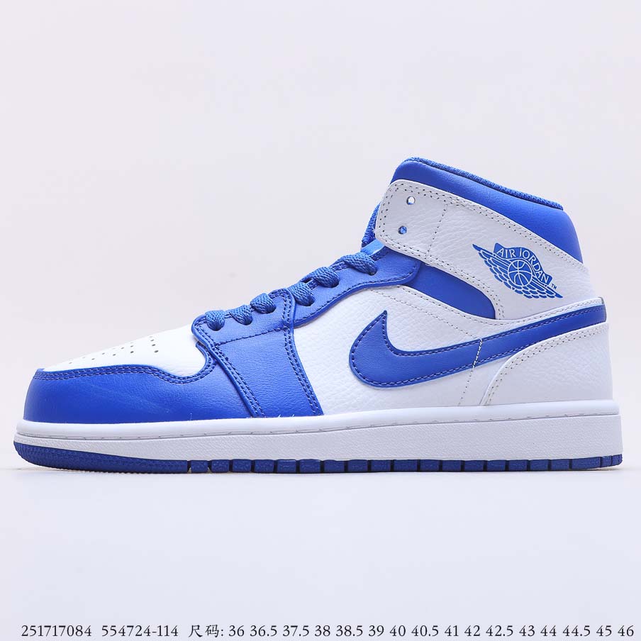 Air Jordan 1 Mid Hyper Royal 554724-114