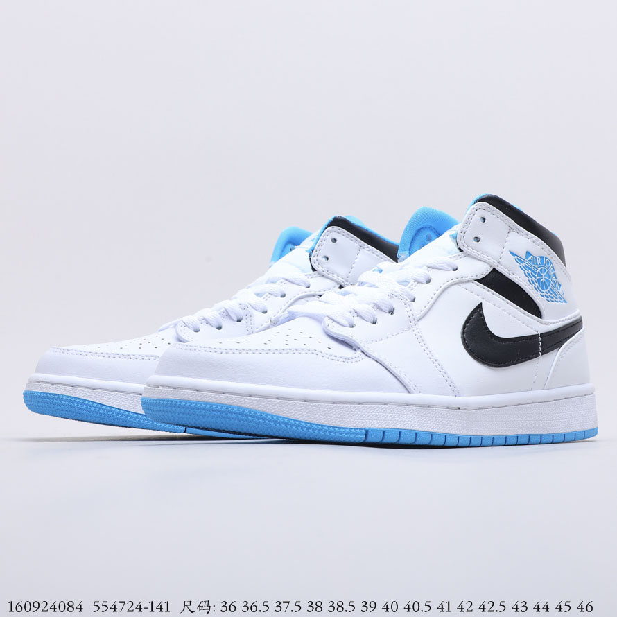 Air Jordan 1 Mid Laser Blue 554724-141