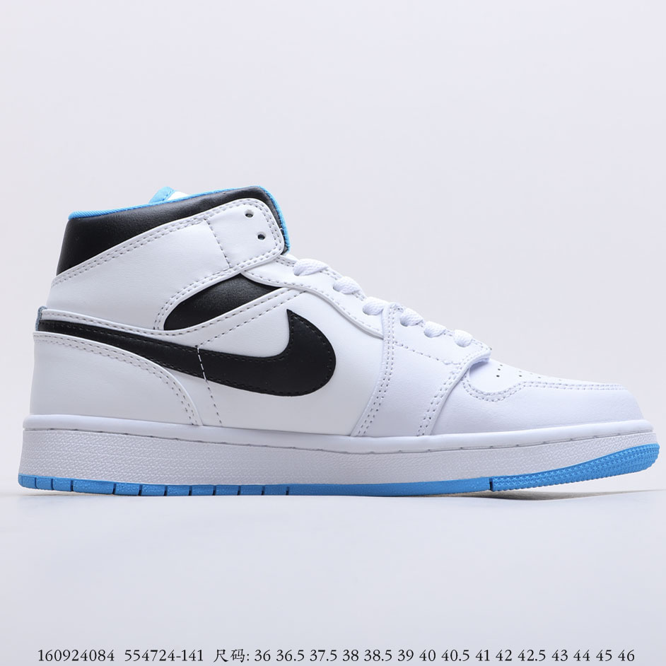 Air Jordan 1 Mid Laser Blue 554724-141