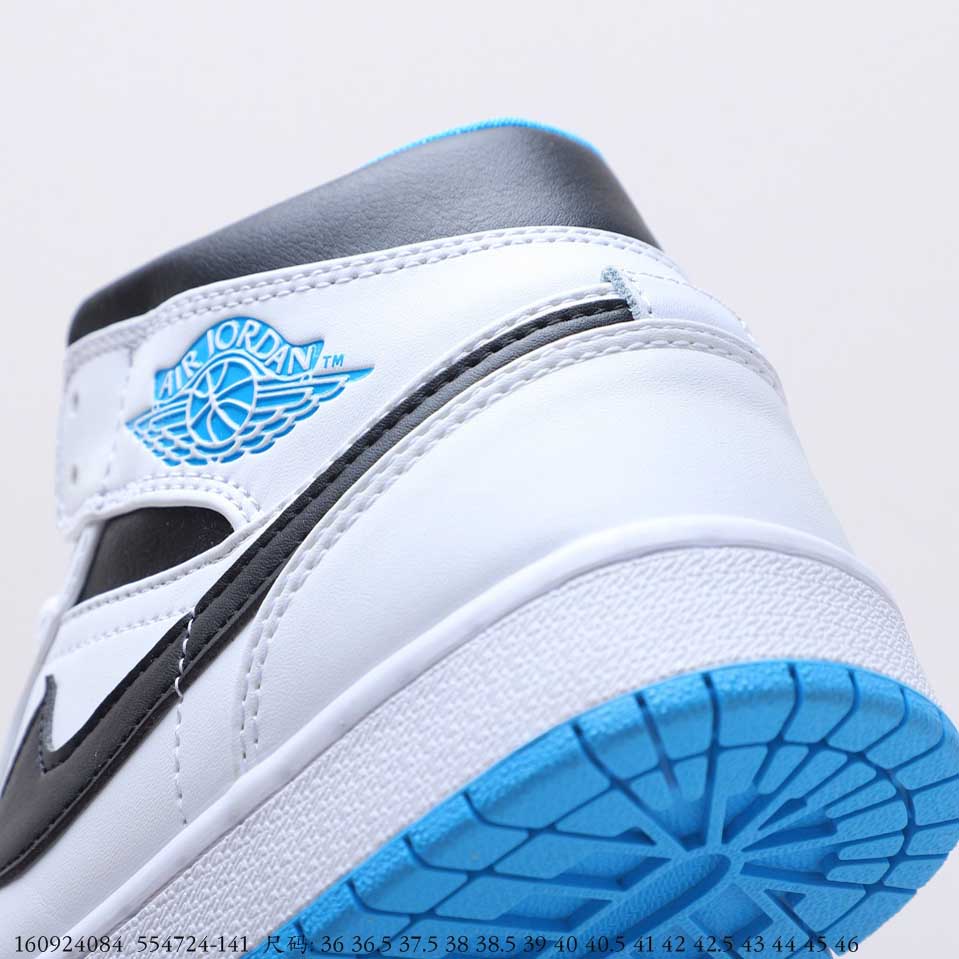 Air Jordan 1 Mid Laser Blue 554724-141