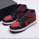 Air Jordan 1 Mid Gym Red Black 554724-610