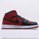 Air Jordan 1 Mid Gym Red Black 554724-610