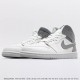 Air Jordan 1 Mid Gs Light Bone/Grey 554725-053