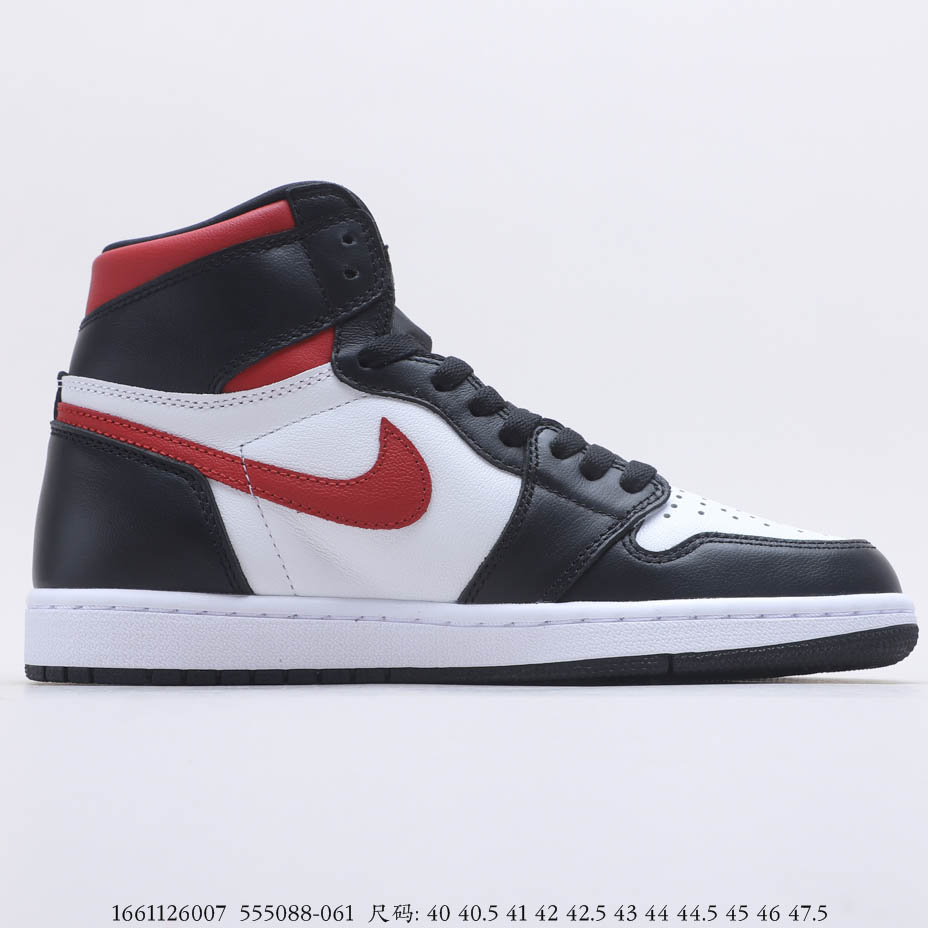 Air Jordan 1 Black White Gym Red 555088-061