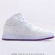 Air Jordan 1 Mid SE White Fuchsia Blast 555112-100