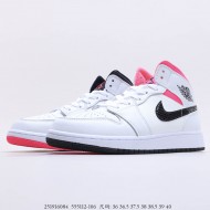 Air Jordan 1 Mid Hyper Pink 555112-106