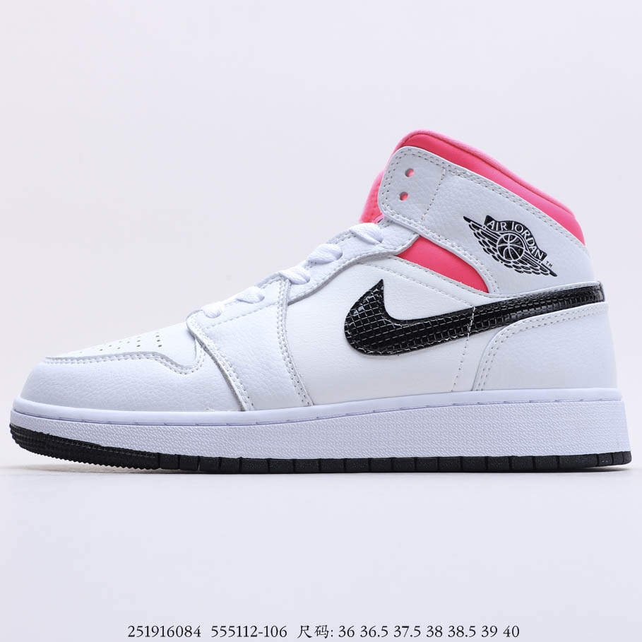 Air Jordan 1 Mid Hyper Pink 555112-106