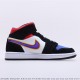 Air Jordan 1 Mid Purple White Red 852542-005