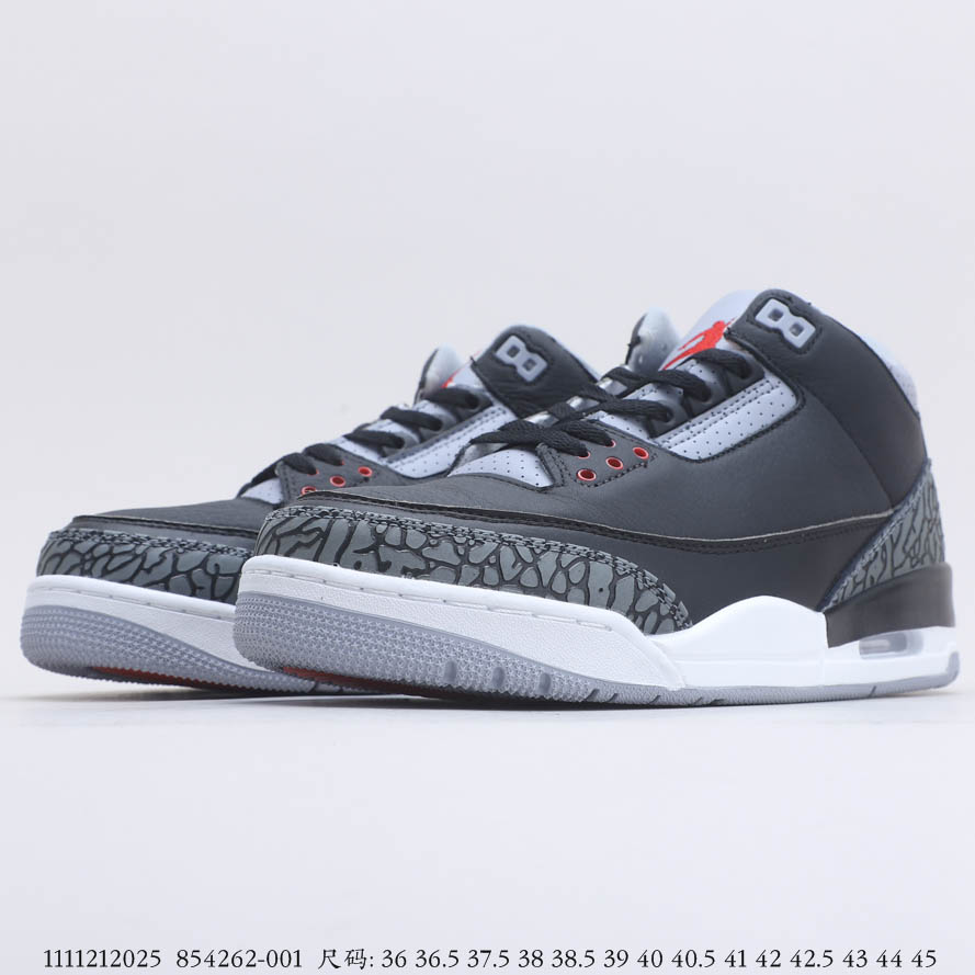 Air Jordan 3 OG “Black Cement“-854262-001