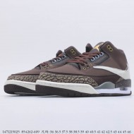 Air Jordan 3 Retro Tinker NRG Gold Metallic Dark Brown 854262-609