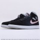 Air Jordan 1 Mid Black Grey Red 554724-060