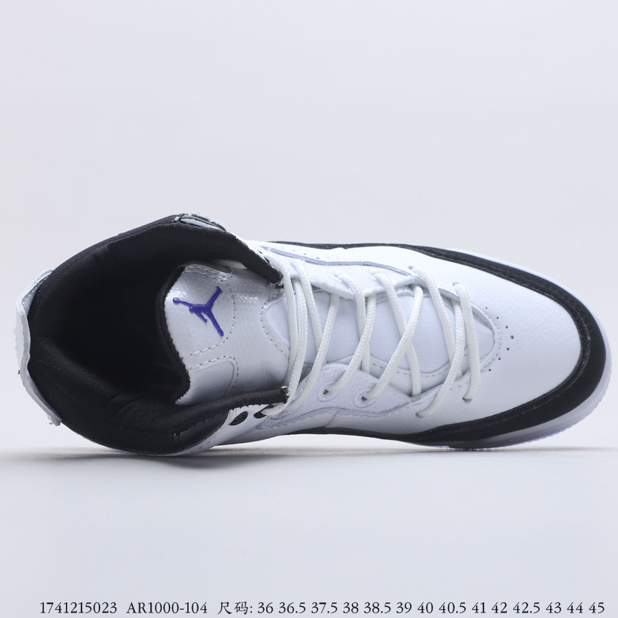 Air Jordan Courtside 23 White Dark Concord Black AR1000-104