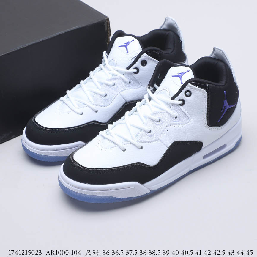 Air Jordan Courtside 23 White Dark Concord Black AR1000-104