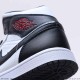 Air Jordan 1 Mid White Black Red BQ6472-101