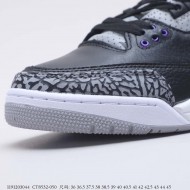 Air Jordan 3 Retro Black Court Purple - CT8532-050