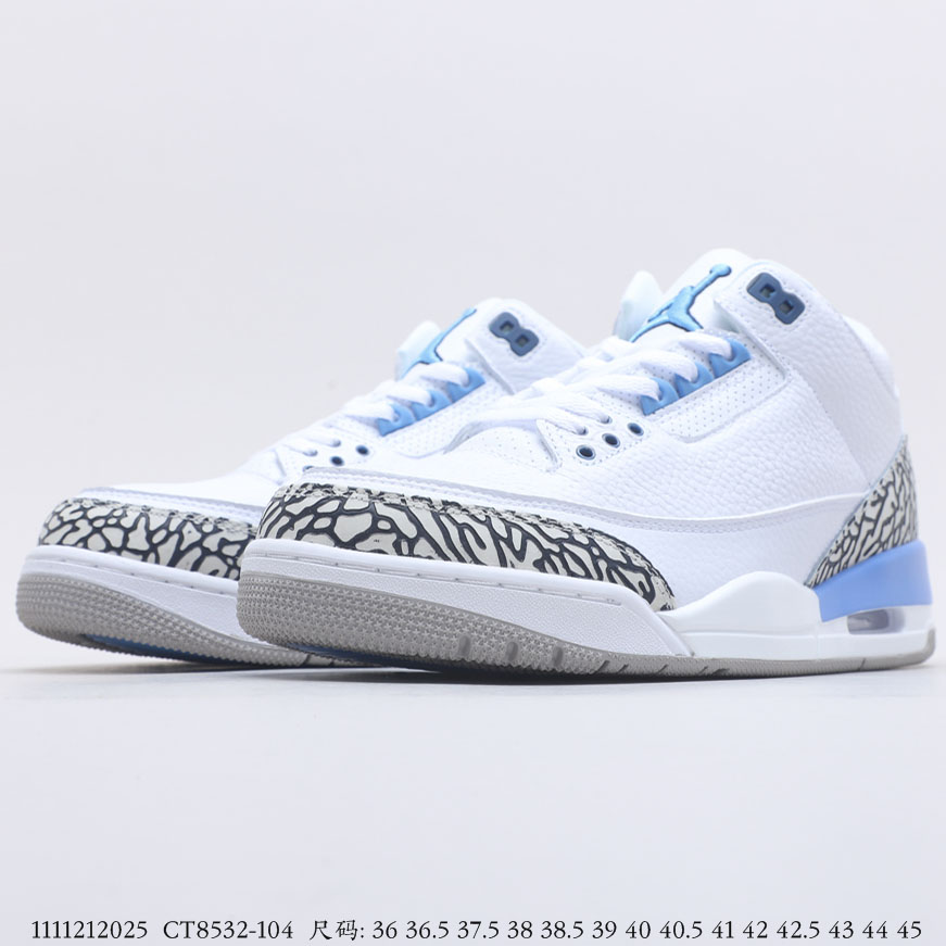 Air Jordan 3 Retro UNC CT8532-104