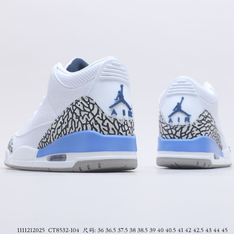 Air Jordan 3 Retro UNC CT8532-104