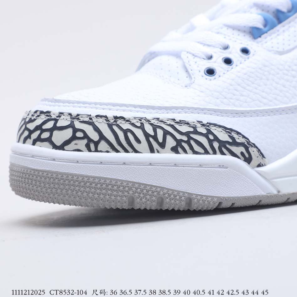 Air Jordan 3 Retro UNC CT8532-104