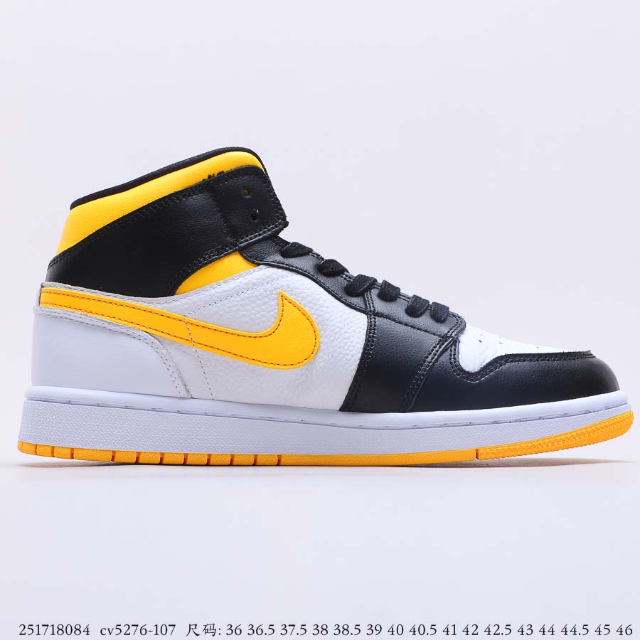 Air Jordan 1 Mid Laser Orange Black CV5276-107