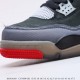 OFF-White x Air Jordan 4 Bred BLACK/RED CV9388-001