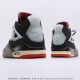 OFF-White x Air Jordan 4 Bred BLACK/RED CV9388-001