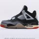 OFF-White x Air Jordan 4 Bred BLACK/RED CV9388-001