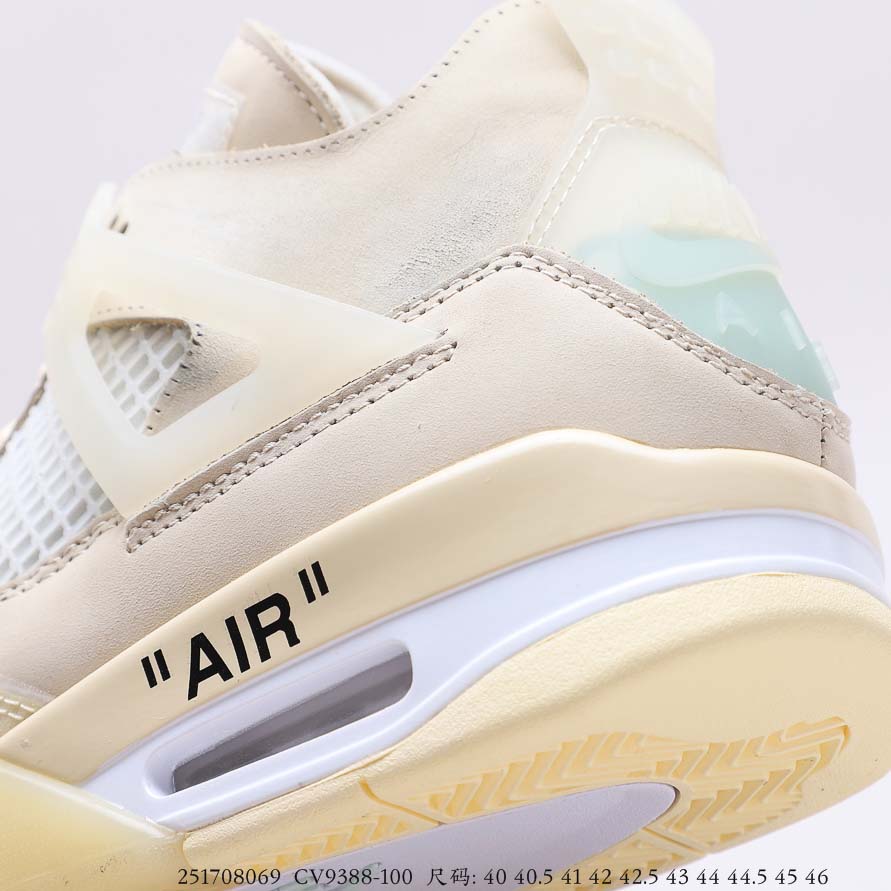 Off-White x Air Jordan 4 Sail 2020 CV9388-100