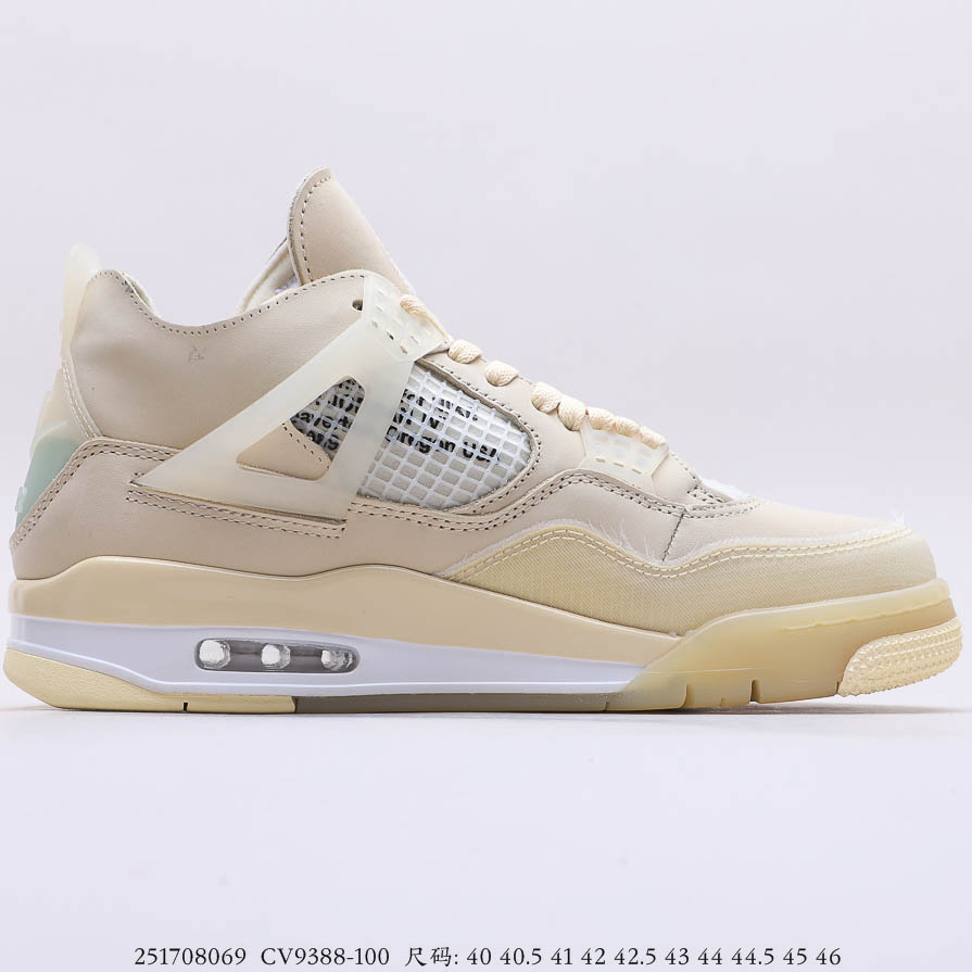 Off-White x Air Jordan 4 Sail 2020 CV9388-100