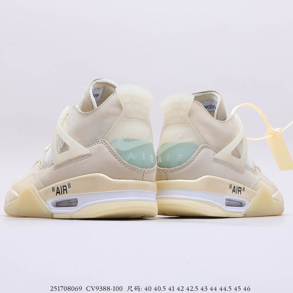 Off-White x Air Jordan 4 Sail 2020 CV9388-100