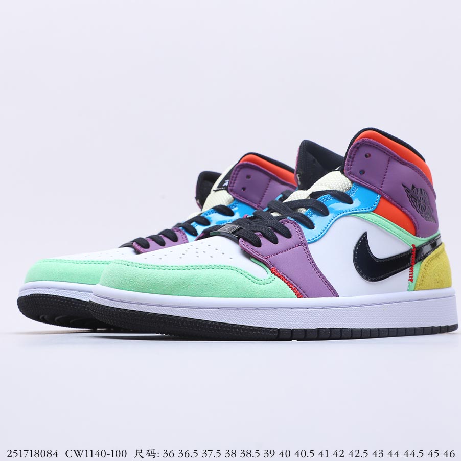 Air Jordan 1 Mid Multicolor CW1140-100