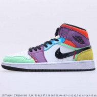 Air Jordan 1 Mid Multicolor CW1140-100