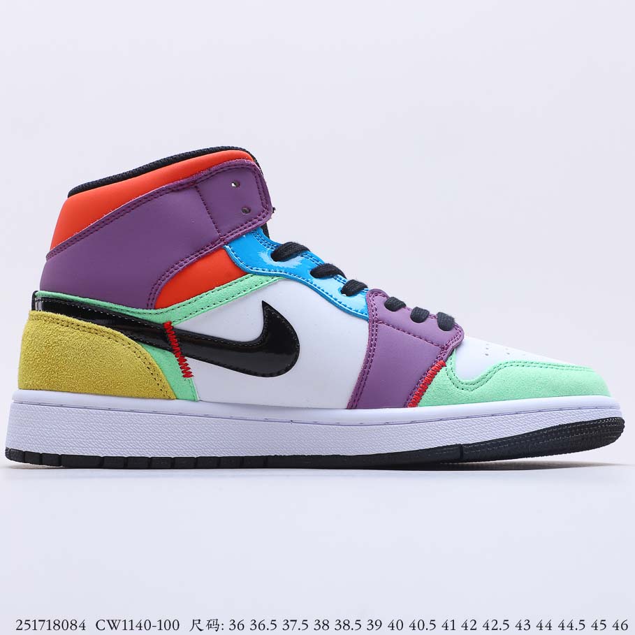 Air Jordan 1 Mid Multicolor CW1140-100