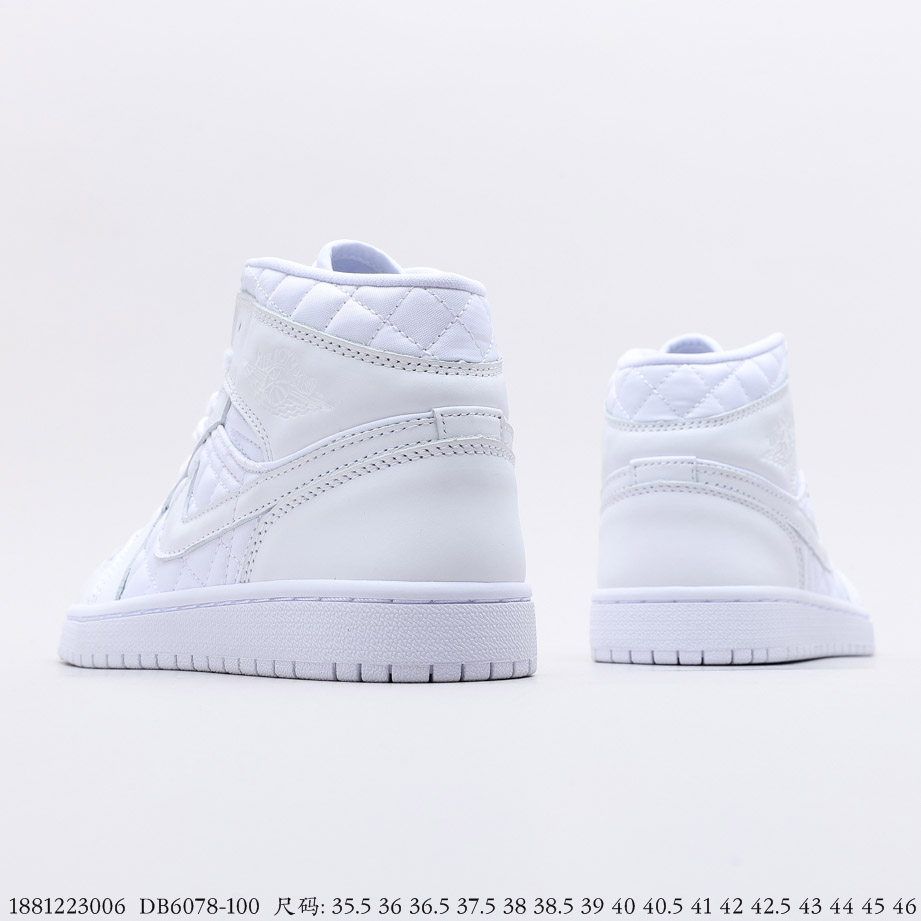 Air Jordan 1 Mid White Quilted DB6078-100