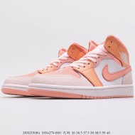 Air Jordan 1 Mid Apricot Orange DH4270-800