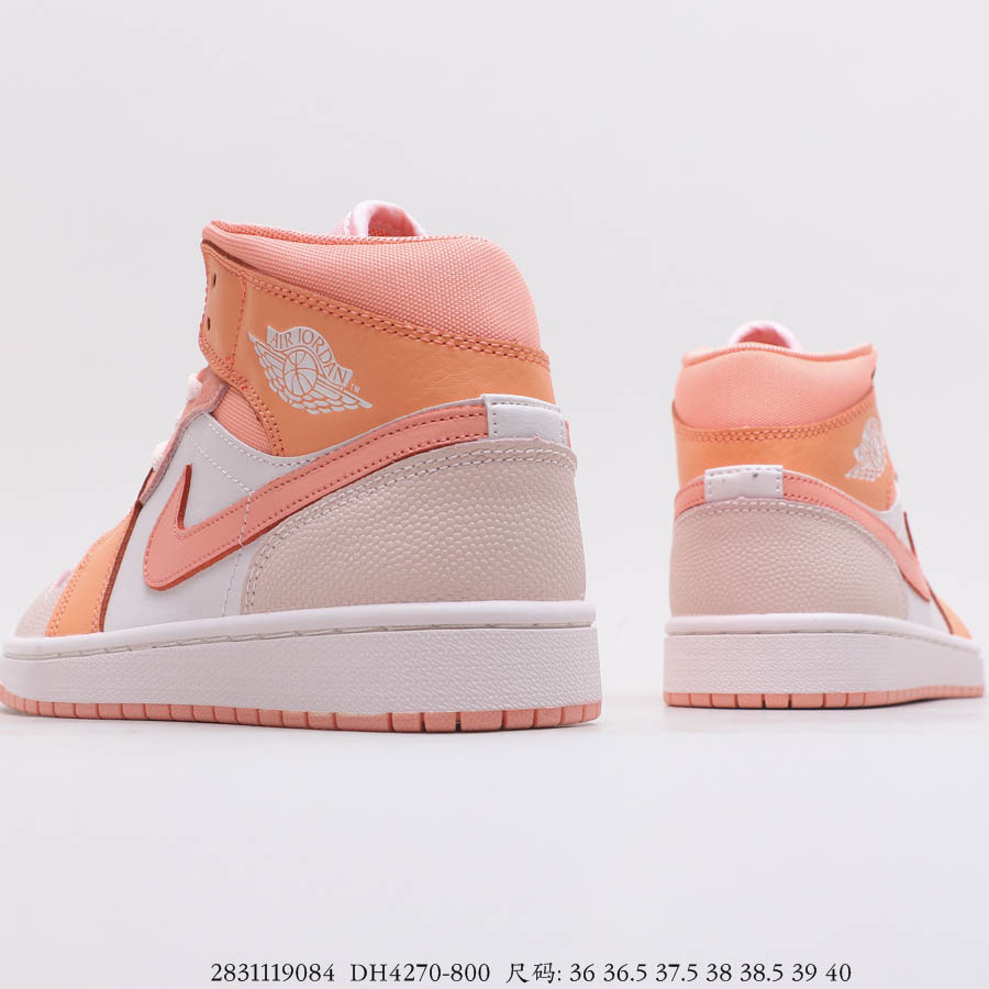 Air Jordan 1 Mid Apricot Orange DH4270-800