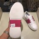 Roger Vivier Skate Lacquered Buckle leather Sneakers Burgundy