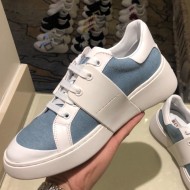 Roger Vivier Skate Lacquered Buckle Sneakers blue