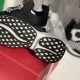 Roger Vivier Run Strass Crystal Buckle  Run Sneakers in Technical Fabrics Black