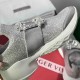 Roger Vivier Run Strass Crystal Buckle Run Sneakers in Technical Fabrics  Silver