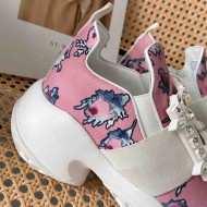 Roger Vivier Run Strass Crystal Buckle Run floral Sneakers