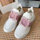 Roger Vivier Run Strass Crystal Buckle Run Sneakers in Technical Fabrics