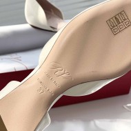 Roger Vivier Trompette D'Orsay leather ballet flats