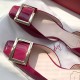 Roger Vivier Trompette D'Orsay leather ballet flats